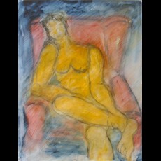 Nude in the armchair